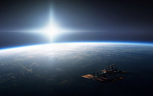 Satellite, Sci Fi wallpaper