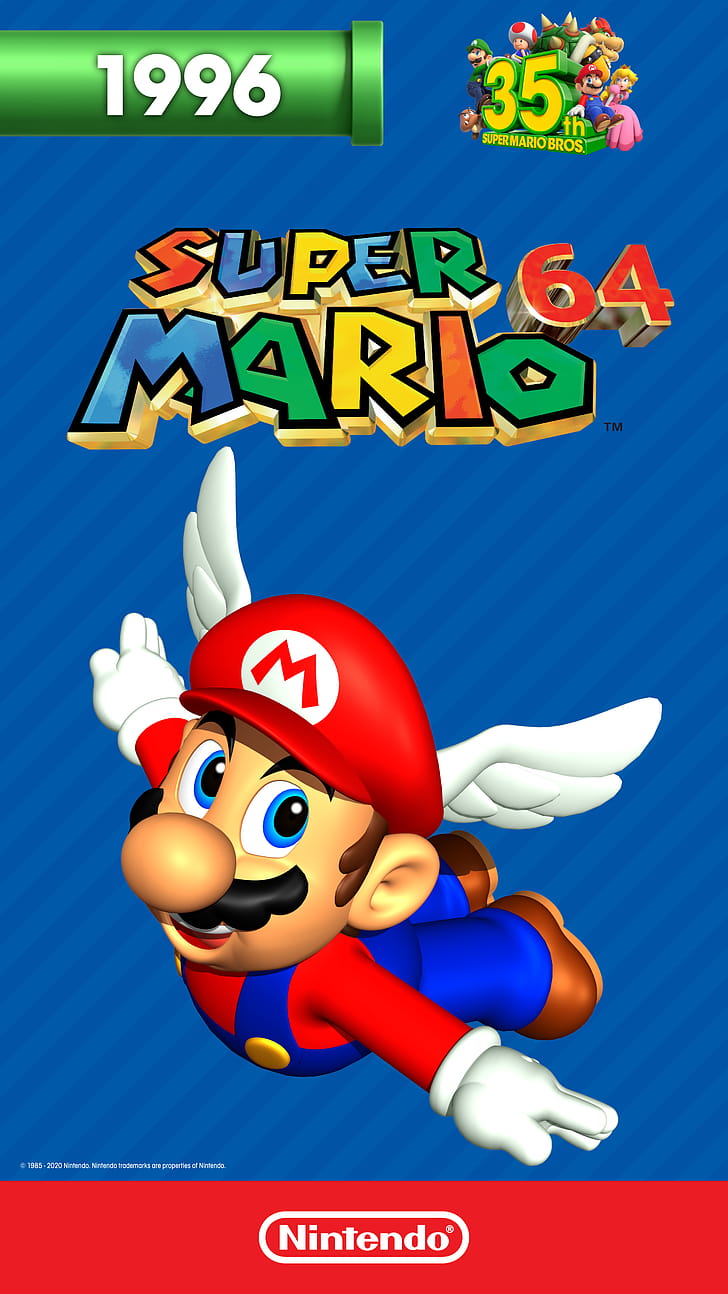 Mario, video game phone wallpaper