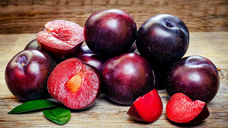 Plum fruit, Striking background,  for , YL Computing wallpaper