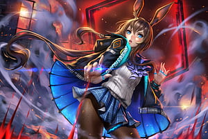 Amiya Arknights 8k, arknights, games, anime, 2020-games, deviantart wallpaper