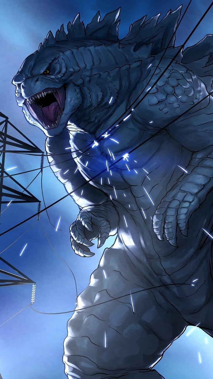 Sci Fi, Godzilla phone wallpaper