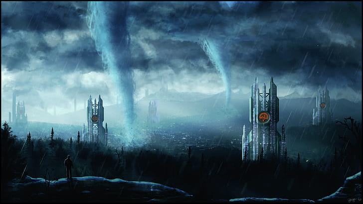 City, Sci Fi wallpaper
