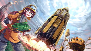 Factorio   Rocket Launch, video game, Factorio wallpaper