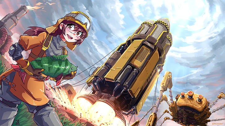 Factorio   Rocket Launch, video game, Factorio wallpaper