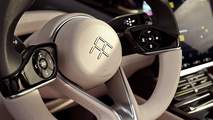 Steering Wheel, Faraday Future wallpaper