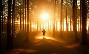artistic, forest wallpaper