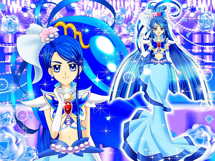 Glitter Force, Cure Aqua, , Hintergrnde wallpaper