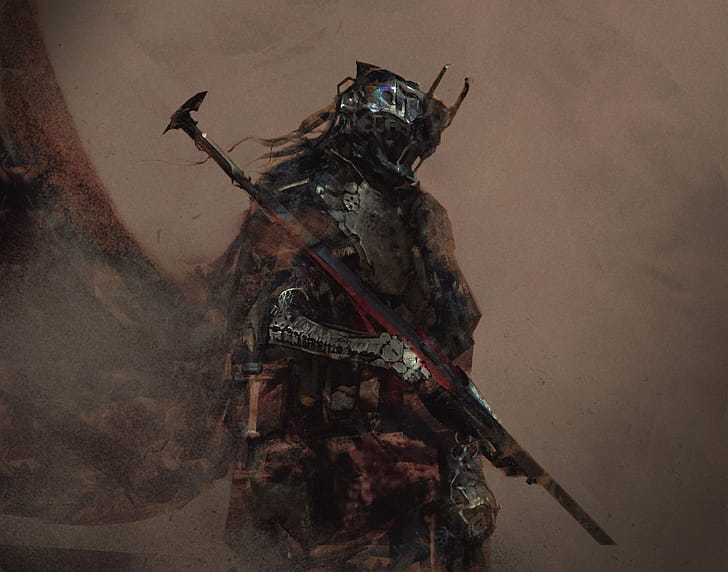 dark, warrior wallpaper