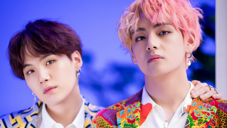 Suga, V (BTS) wallpaper