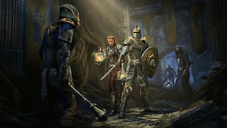 The Elder Scrolls gaming,  Elder Scrolls Online wallpaper
