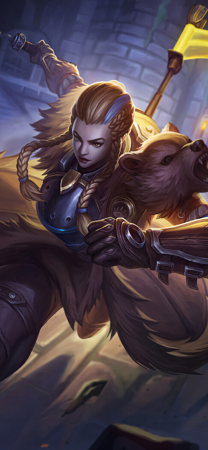 Brigitte, Overwatch phone wallpaper