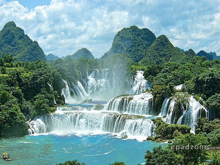 Waterfall, River wallpaper