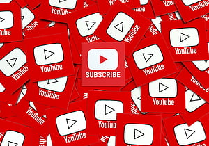 Subscribe button, YouTube wallpaper