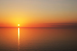 Sunset Reflection, sunset, reflection, nature wallpaper