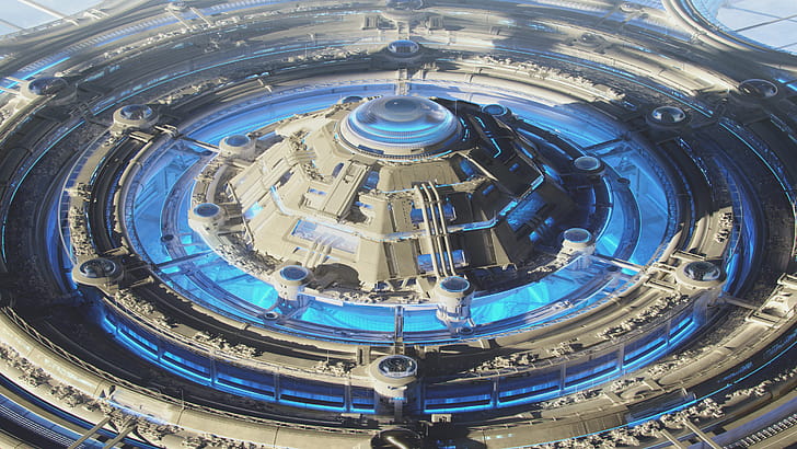 Orbital Nexus —   Sci‑Fi Megastructure, Sci Fi, Structure wallpaper
