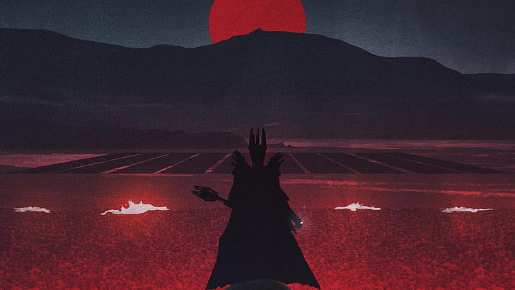 Devil Sunset, artist, artwork, digital-art, devil, fire, deviantart wallpaper