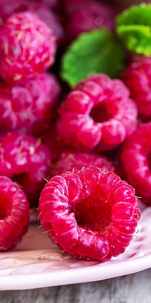 Food, Raspberry, Background phone wallpaper