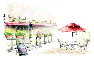 Drawing, Artistic wallpaper