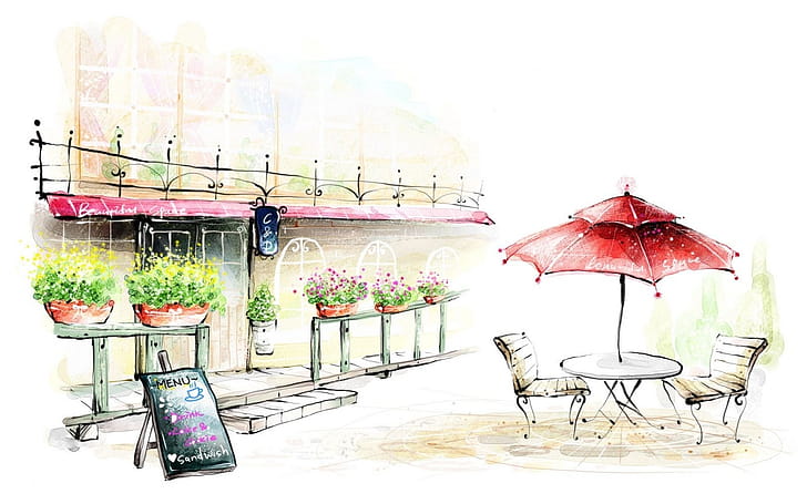 Drawing, Artistic wallpaper