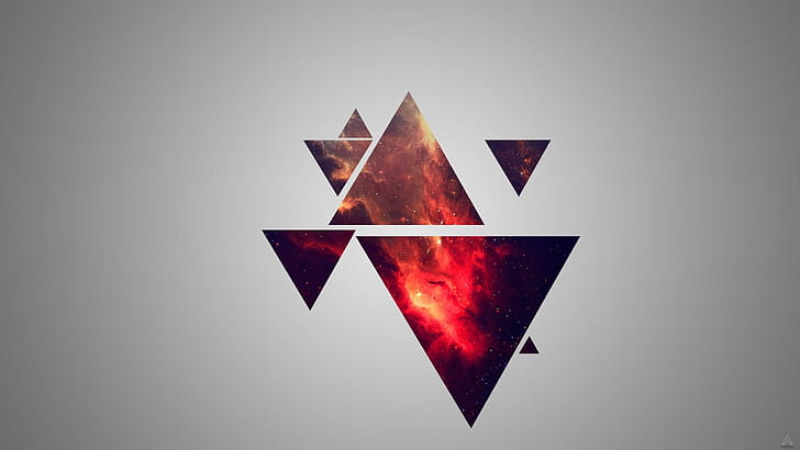 Equilateral triangles, Geometry wallpaper