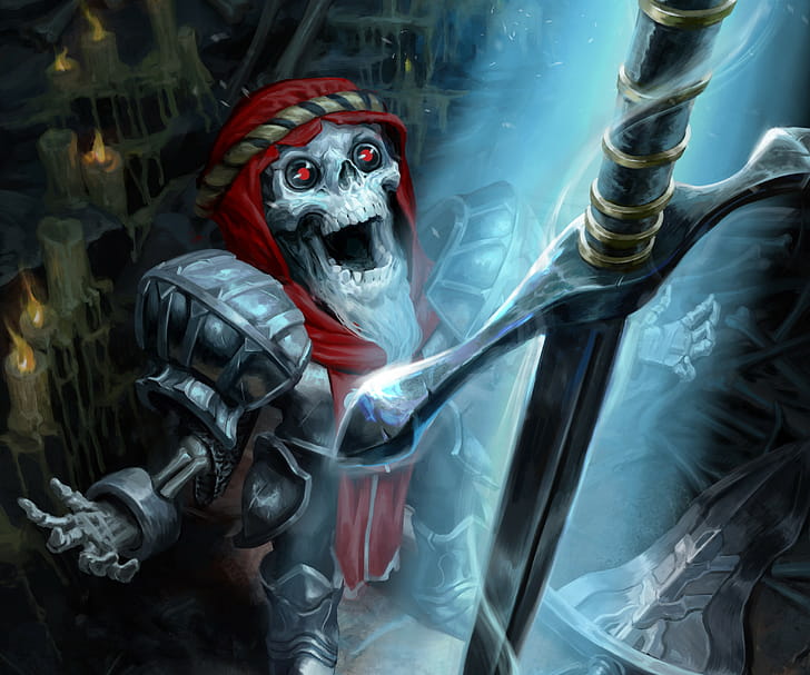 dark, skeleton wallpaper