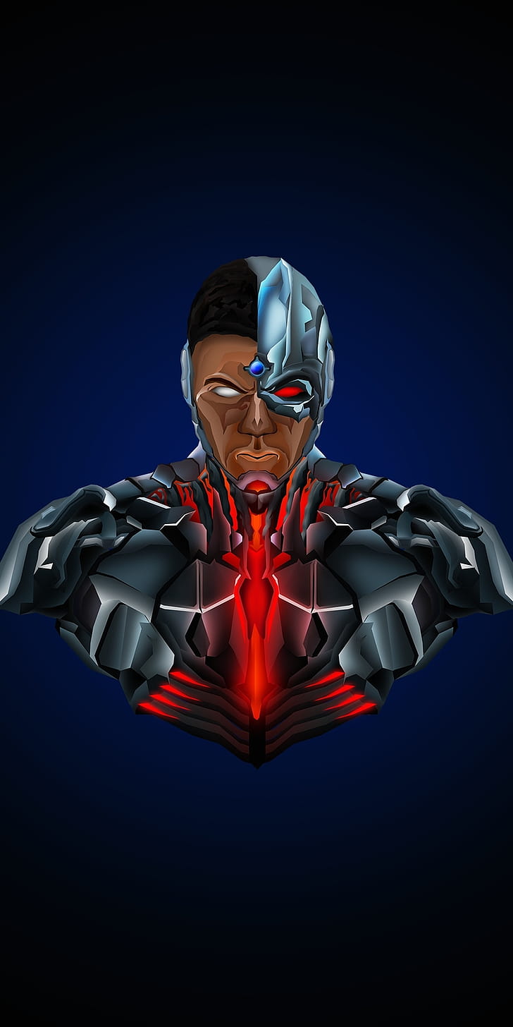 Comic, cyborg phone wallpaper