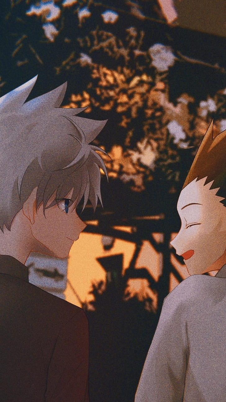 Gon, Killua, iPhone phone wallpaper