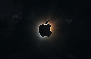 Apple - Total Solar Eclipse, technology, Apple Inc., eclipse wallpaper