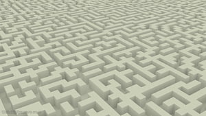 Simple maze , wallpaper