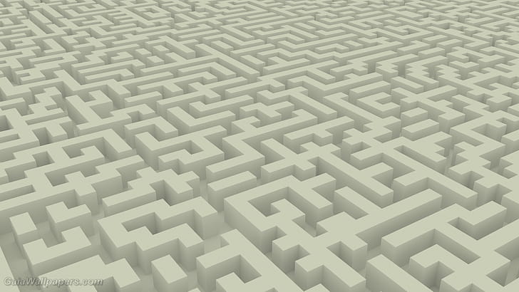 Simple maze , wallpaper