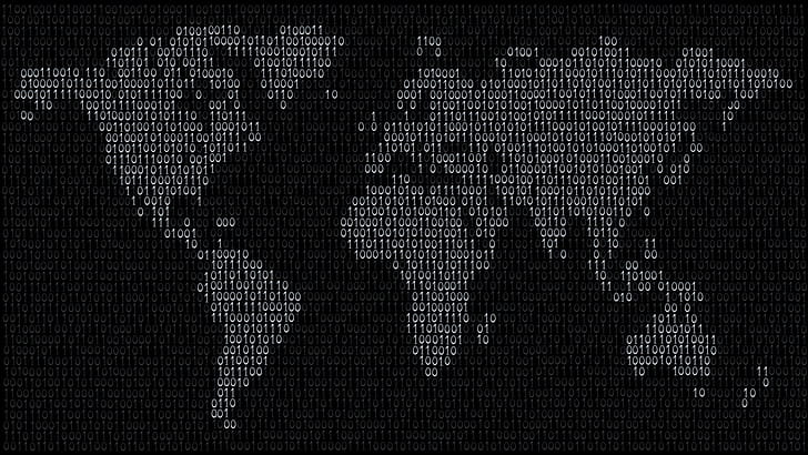 Programming World Map, code, computer, programming, syntax, map wallpaper