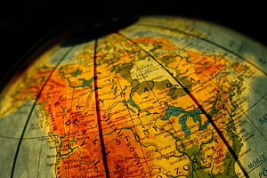 Close-up, Globe wallpaper