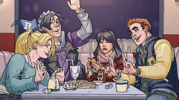 Comic, archie wallpaper