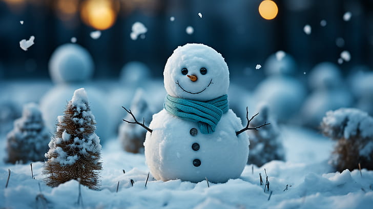 snowman wallpaper