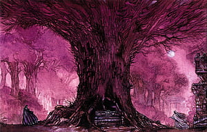 Drawing, Artistic, Tree wallpaper