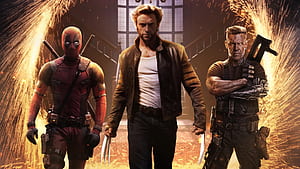 Wolverine Deadpool Cable, wolverine, deadpool, superheroes, cable, deviantart wallpaper