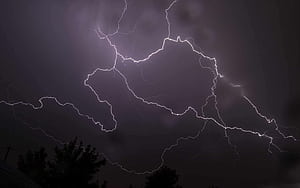 Best lightning Mac ,   , Stunning visuals, Electrifying display wallpaper