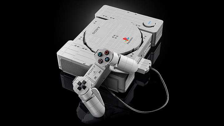Brick PS1 — LEGO PlayStation Console & Controller wallpaper