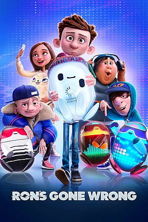 Main characters, Ron's Gone Wrong phone wallpaper