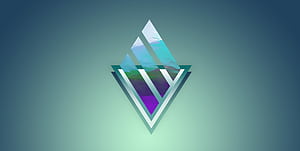 Abstract Triangle Background, abstract, triangle, background, deviantart wallpaper