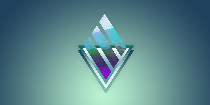 Abstract Triangle Background, abstract, triangle, background, deviantart wallpaper