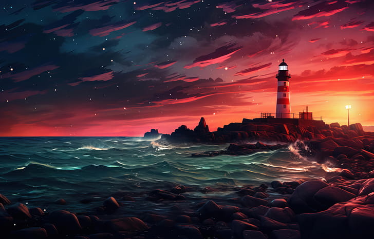 lighthouse wallpaper