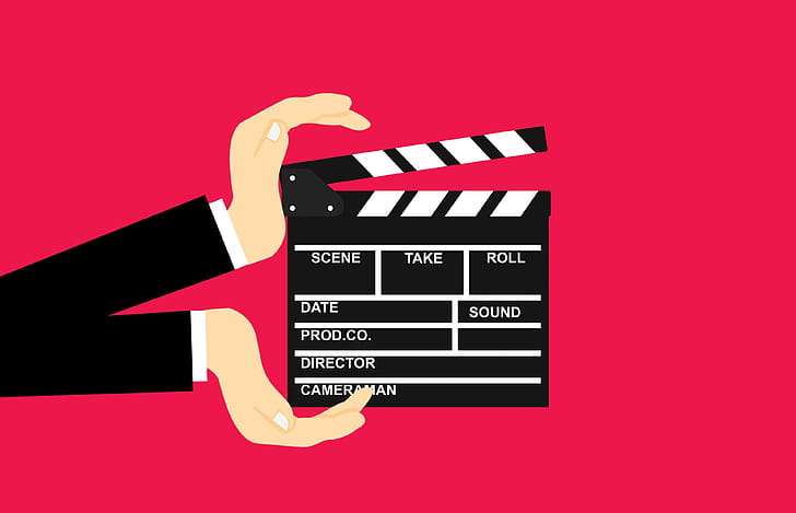 Clapperboard, wallpaper