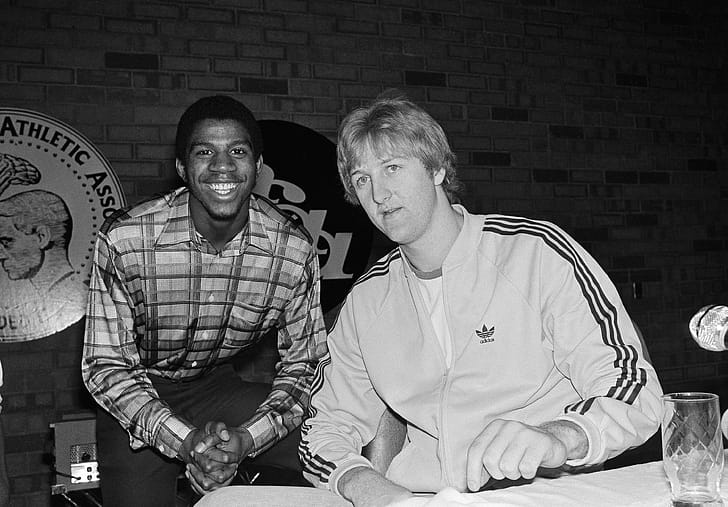 Magic Johnson, Larry Bird wallpaper