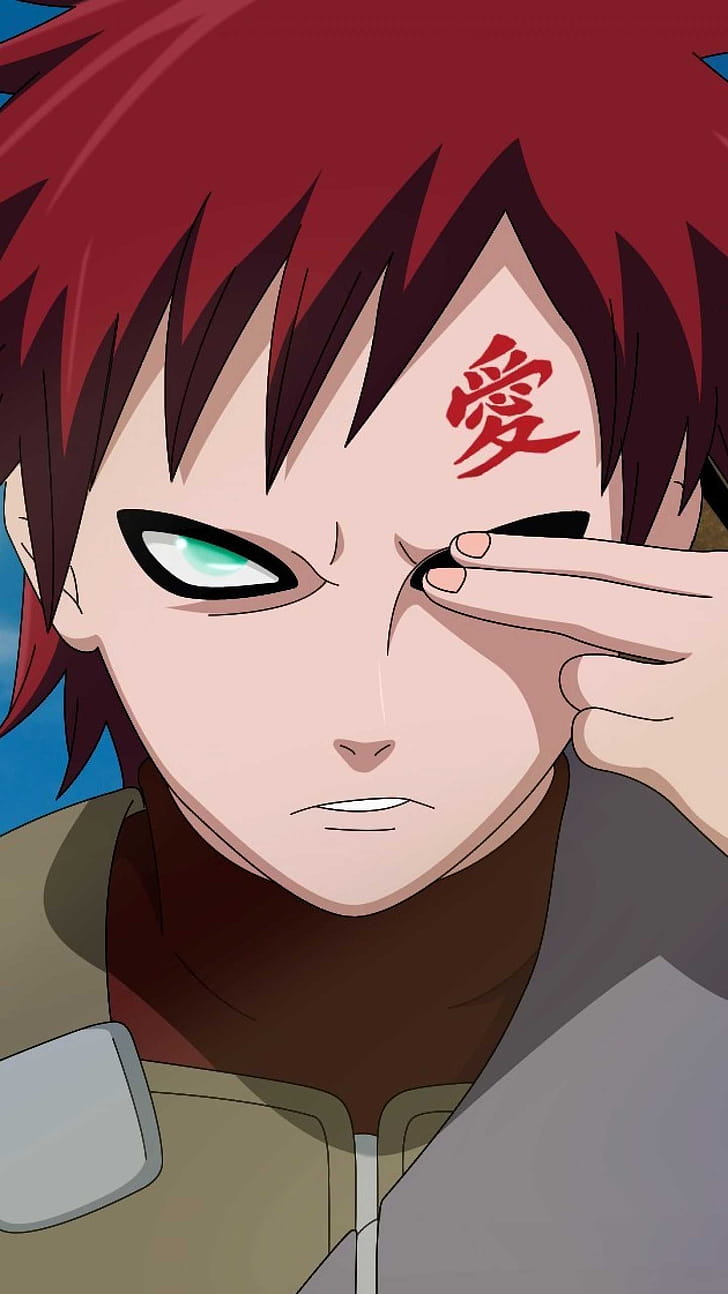 Android Gaara , Elemental control, Gaara's evolution, Inner strength phone wallpaper
