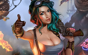 Steampunk, Sci Fi wallpaper