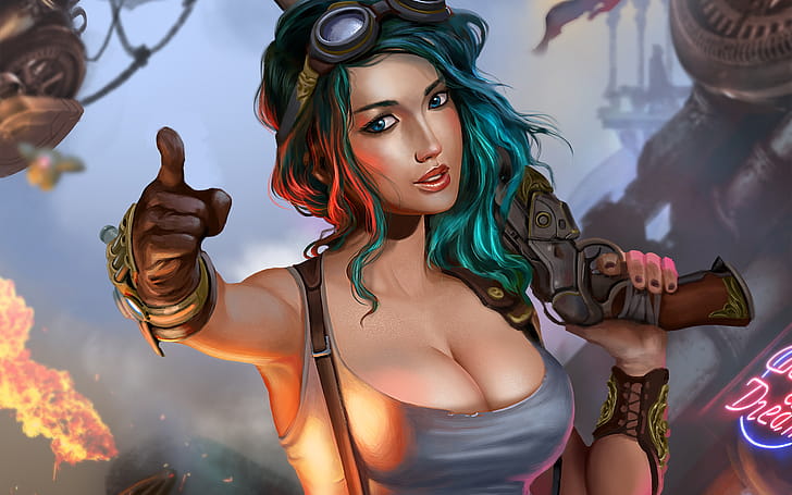 Steampunk, Sci Fi wallpaper