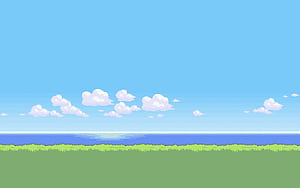 8 Bit Nature, 8-bit, artist, digital-art wallpaper