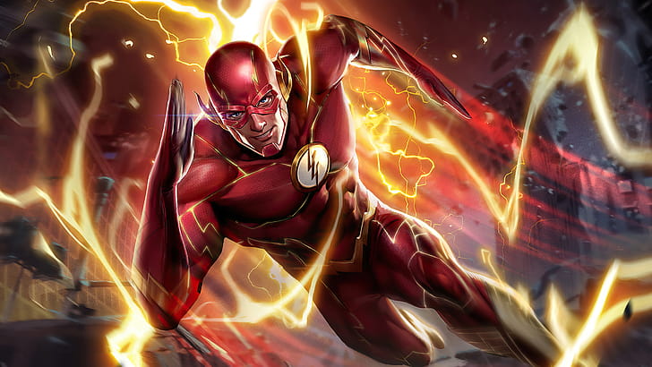 Flash, DC Comics, Ultra , Background wallpaper