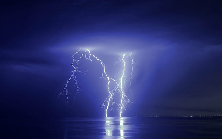 Blue thunder , Christopher mercado, , Thunder wallpaper